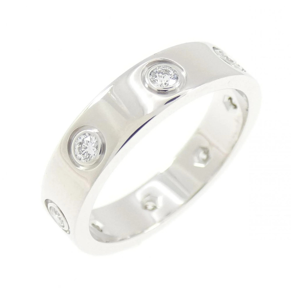 CARTIER Silver Diamond Love Ring